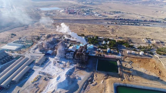 Potassium Factory In Dead Sea Israel
