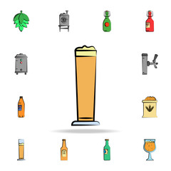 mug of beer colored sketch style icon. Detailed set of color beer in hand drawn style icons. Premium graphic design. One of the collection icons for websites, web design