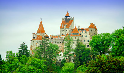 Fototapeta premium Bran Castle of Dracula, Transylvania. Romania