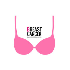 Breast Cancer Awareness Month background design. Vector Illustration