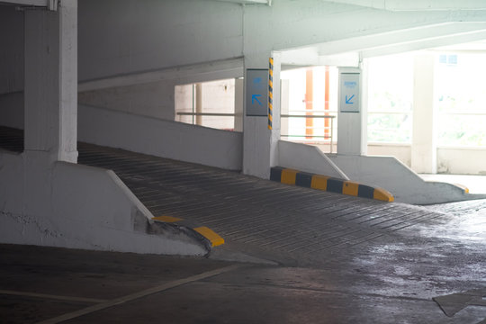 View of the ramp towards the car park