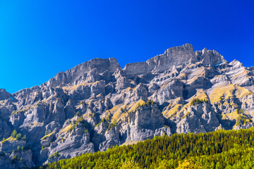 Swiss Alp mountains, Leukerbad, Leuk, Visp, Wallis, Valais, Swit