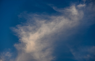 Naklejka na ściany i meble Nice clouds in blue sky