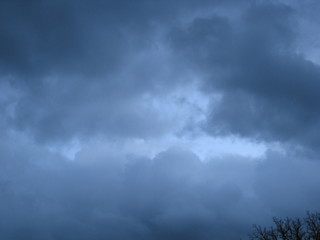 Obraz premium Winterwolken