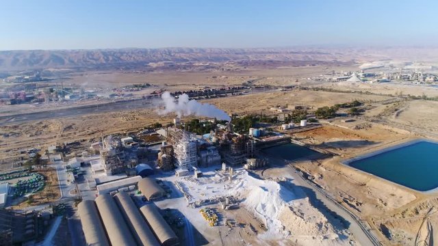 Potassium Factory In Dead Sea Israel