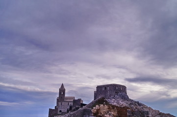 San Pietro church, Portovenere, Liguria, Italy
