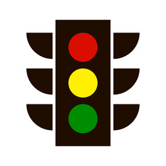 traffic light navigation icon