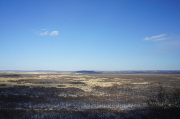 釧路湿原と線路