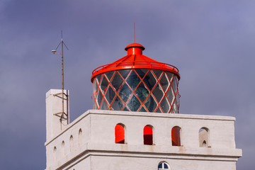 Island, Leuchtturm von Dyrholaye