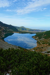 Panoramic view of the Polish Black Pond 