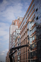 Busy New York Construction Workers