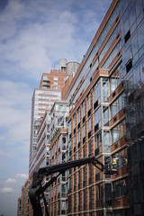 Busy New York Construction Workers