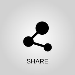 Share icon. Share concept symbol design. Stock - Vector illustration can be used for web.
