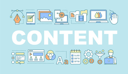 Content word concepts banner