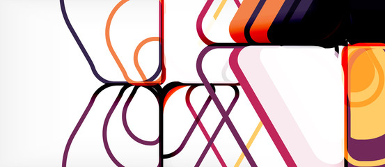 Abstract background multicolored geometric shapes modern design