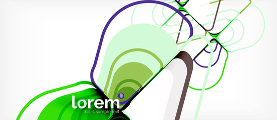 Geometric abstract background