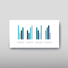 Poster infographics information business modern design set proposal advert