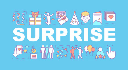 Surprise word concepts banner