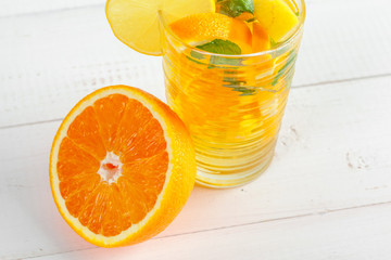 Citrus lemonade,summer drink.