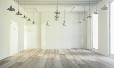 interior with large windows