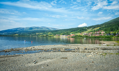 Åre lake - place for active tourists