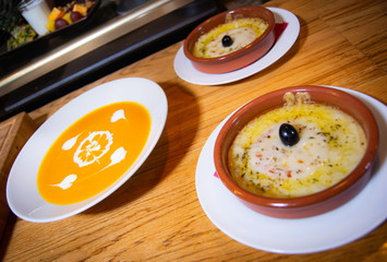 soup in a bowl