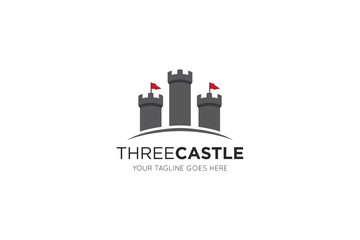 Castle logo and castle icon design template © amindachoirun
