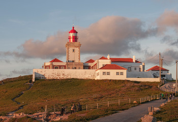 Fototapeta na wymiar Lighthouse at Cabo da Roca