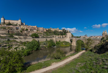 Fototapeta na wymiar Toledo, Spain - a Unesco World Heritage Site, Toledo is a medium size city cultural influences of Christians, Muslims and Jews, well displayed in the Old Town 