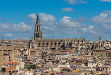 Fototapeta premium Toledo, Spain - a Unesco World Heritage Site, Toledo is a medium size city cultural influences of Christians, Muslims and Jews, well displayed in the Old Town 