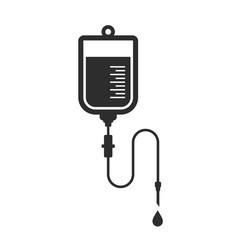 Iv blood bag icon