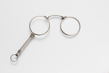 folding pince-nez, vintage glases