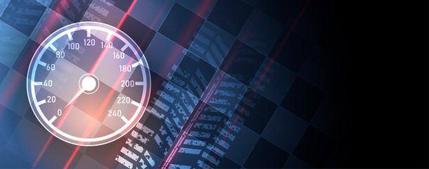 Racing speed background, vector illustration abstraction in car track