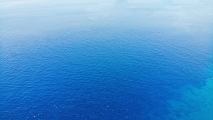 The view from the top to Sea, aerial panoramic. 