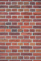 Old red Brick wall for background or texture. New red brick wall texture background