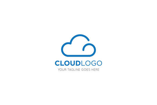 cloud logo, icon, symbol design template