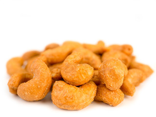 cashew nuts heap.