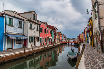 Obraz na płótnie Canvas Cityscapes: Burano island, Italy