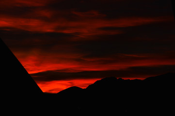 Sonnenuntergang Tirol