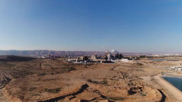 Potassium Factory In Dead Sea Israel