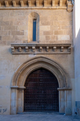 Fototapeta na wymiar medieval doorway and window