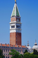 Fototapeta na wymiar Bel tower of San Marco, Venice, Italy