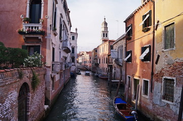 Fototapeta na wymiar Venice canal, Italy