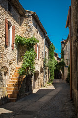 Fototapeta na wymiar Gorges de l'Ardèche, Aiguèze, Cité Médiévale