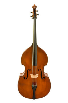 vintage of viola isolated with clipping path.