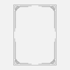 vector image, abstract style, decorative ornamental