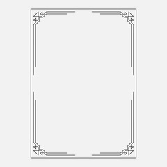 vector image, abstract style, decorative ornamental