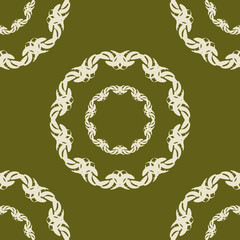 Geometric seamless pattern. Circles