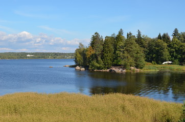 Beautiful lake in Karelia