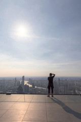 Aussicht über die Skyline von Bangkok